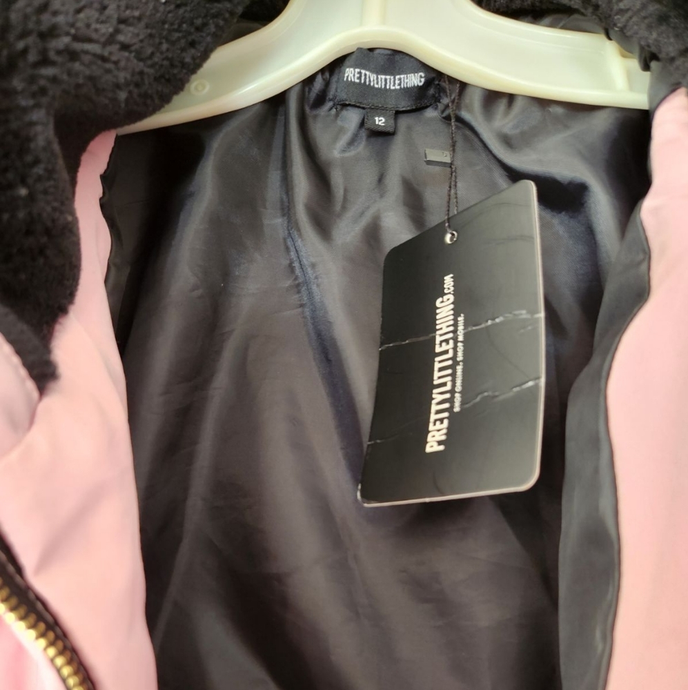 Light Pink Puffer Coat - Picture 6 of 11